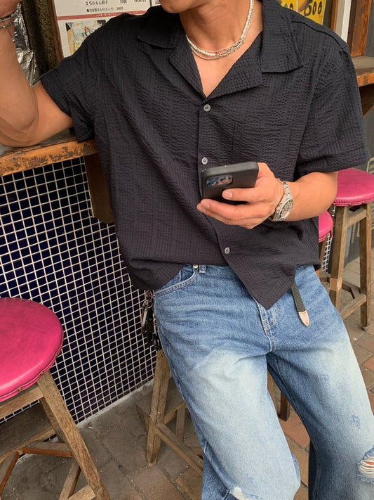 Popo Open Collar Shirt