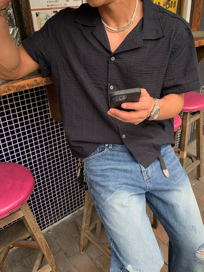 Popo Open Collar Shirt