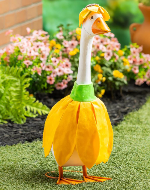 Porch Goose Outfit, Sunflower Radiance