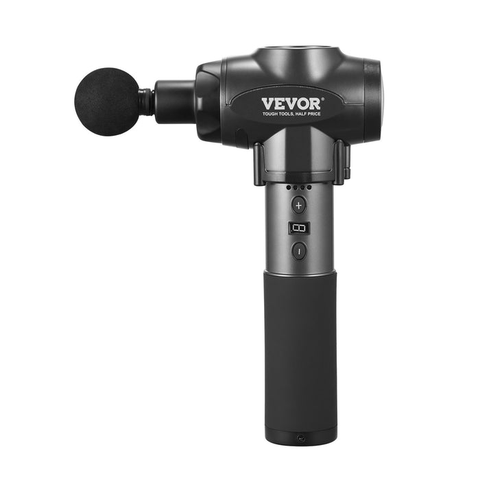 Professional Deep Tissue Massage Gun - 9 Speed Levels & 6 Interchangeable Heads - alternate angle