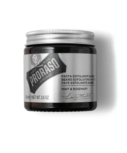 Proraso Exfoliating Beard Paste and Facial Scrub Mint And Rosemary - P803