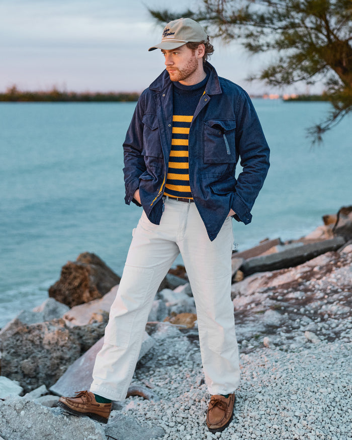 QMS Field Jacket in Navy