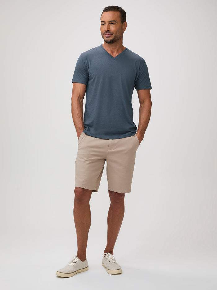 Pair with the Everyday Shorts # V-Neck Tee and Everyday Shorts | Buttery-soft cotton-poly blend