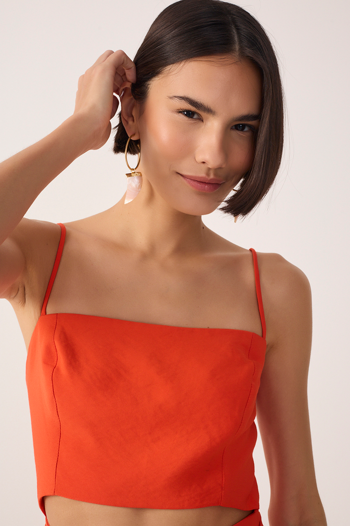 Red Cut-Out Side Tie Romper_5