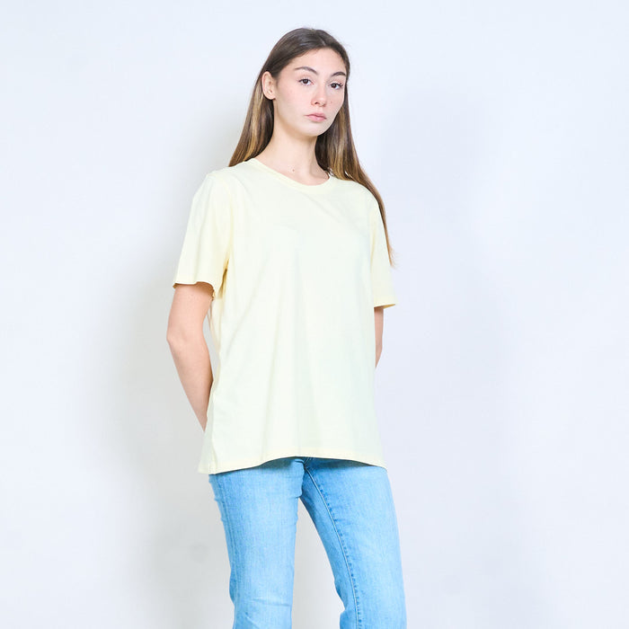 Relaxed crewneck plain short sleeve jersey t shirt wholesale