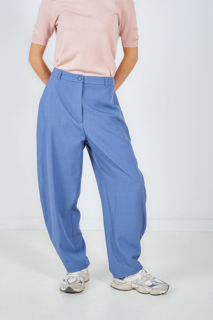 Relaxed straight leg tailored trouser wholesale