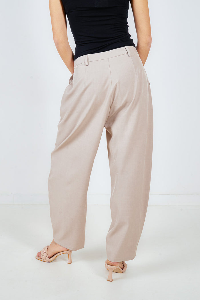 Relaxed straight leg tailored trouser wholesale