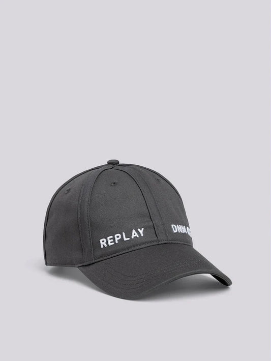 REPLAY KEPROVÁ ČEPICE S VÝŠIVKOU