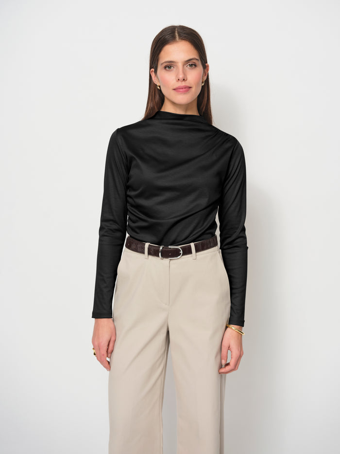 Ruched Long Sleeve Top