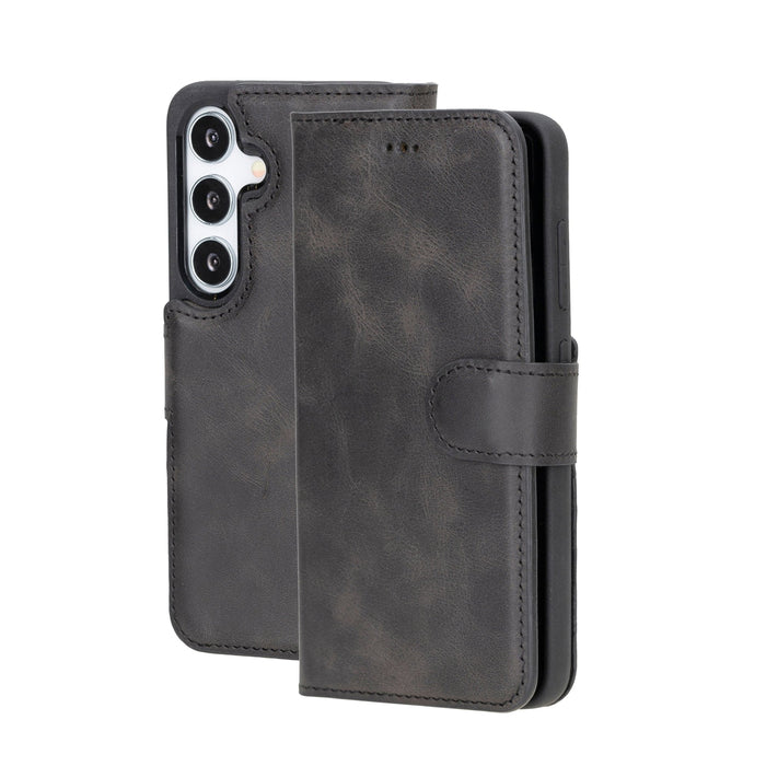 Samsung Galaxy S26 Plus Magnetic Detachable Leather Wallet Case by Hardiston - premium Samsung S - 26 Cases