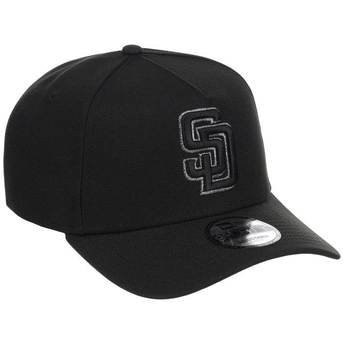 San Diego Padres MLB Black x Pewter FASHION CORE New Era 9FORTY A-Frame