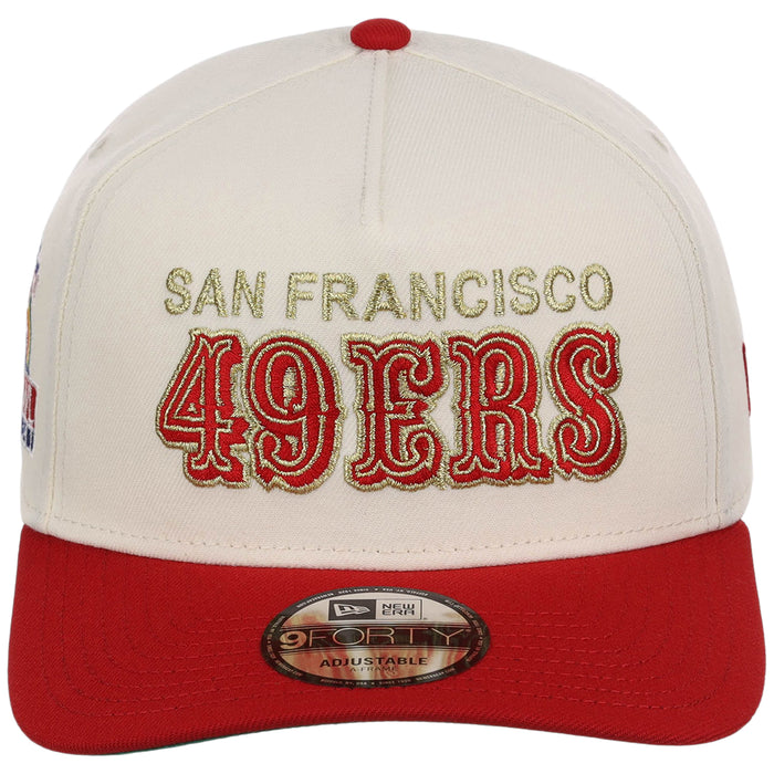 San Francisco 49Ers NFL Chrome OTC New Era 9FORTY A-Frame