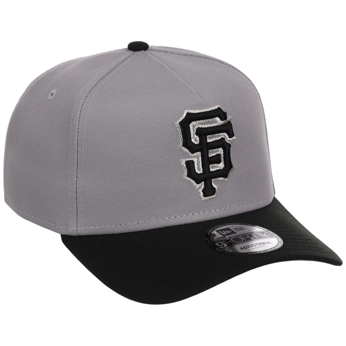 San Francisco Giants MLB Gray x Black FASHION CORE New Era 9FORTY A-Frame