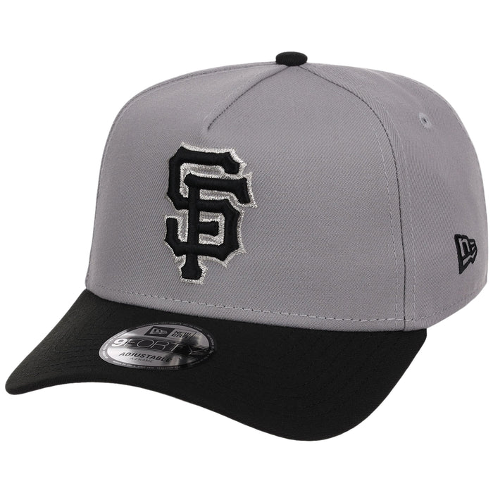 San Francisco Giants MLB Gray x Black FASHION CORE New Era 9FORTY A-Frame