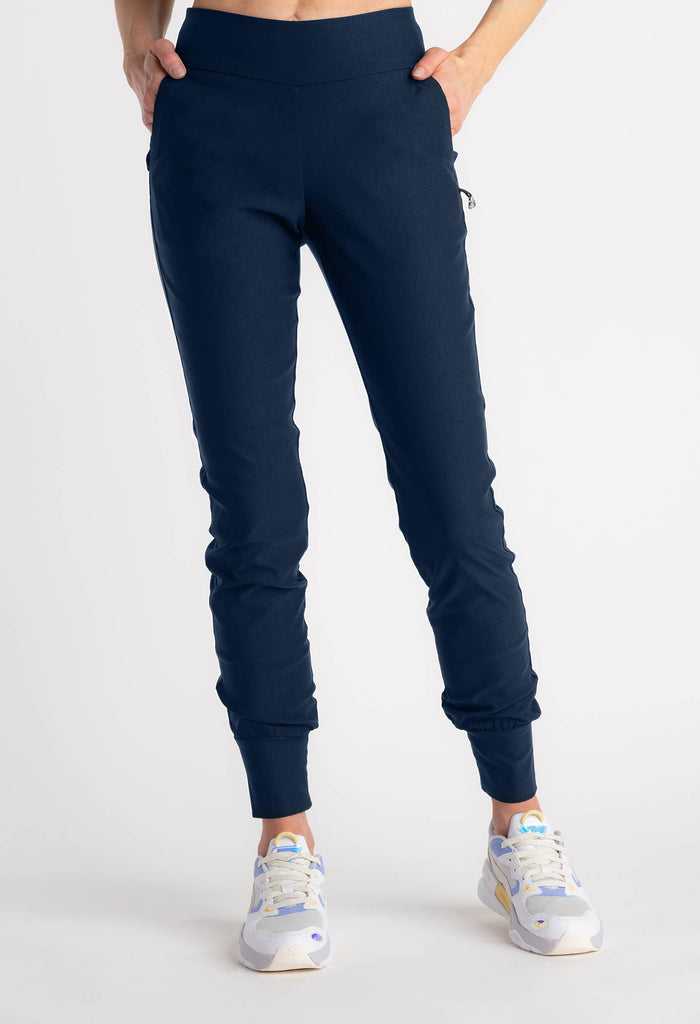 KSL2 Pantalon Marine / XS Sasha - Pantalon semi-ajusté