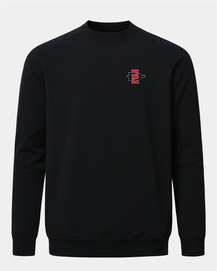 SDSU Meridian Black Crewneck