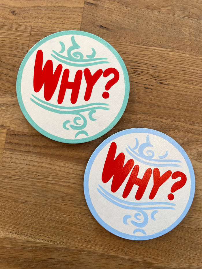 Why? (White Background)