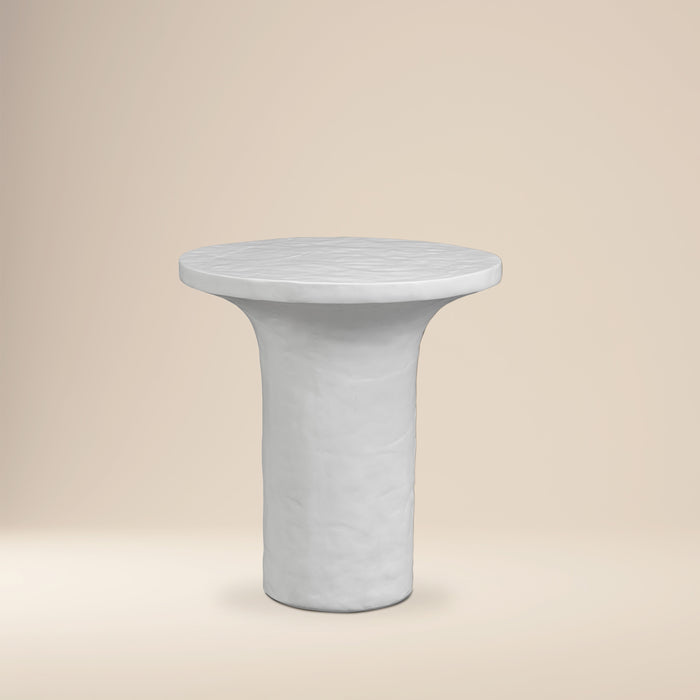 Selenit Side Table | Ivory Concrete