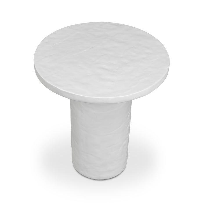 Selenit Side Table | Ivory Concrete