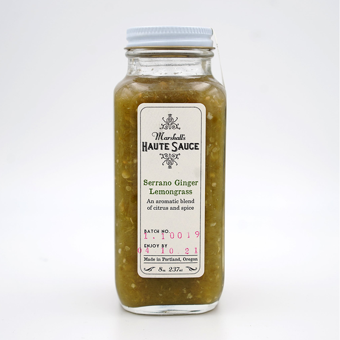 Serrano Ginger Lemongrass Hot Sauce