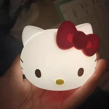 Silicone Hello Kitty Face Lamp