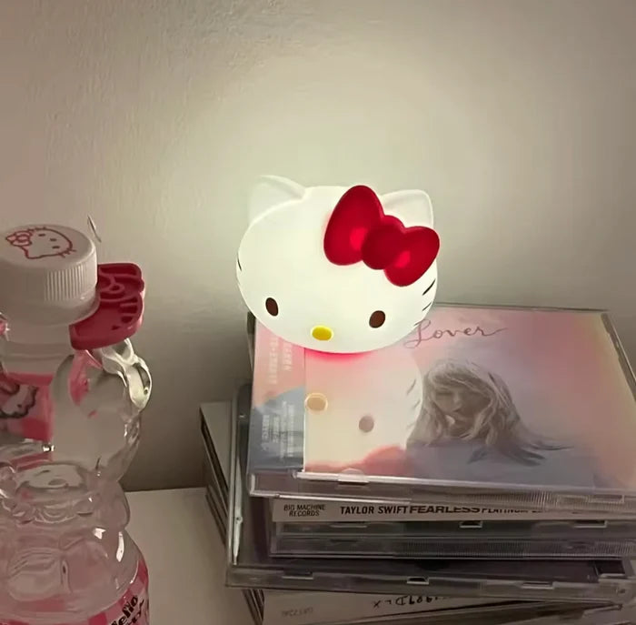 Silicone Hello Kitty Face Lamp