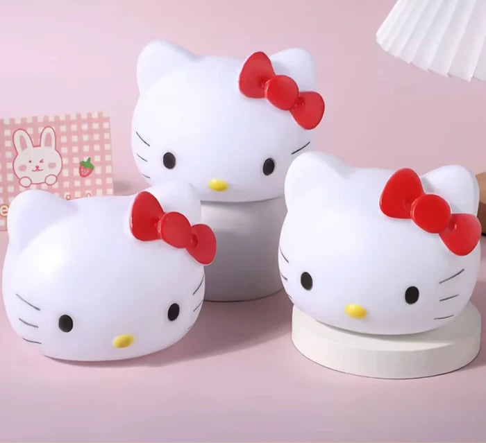 Silicone Hello Kitty Face Lamp
