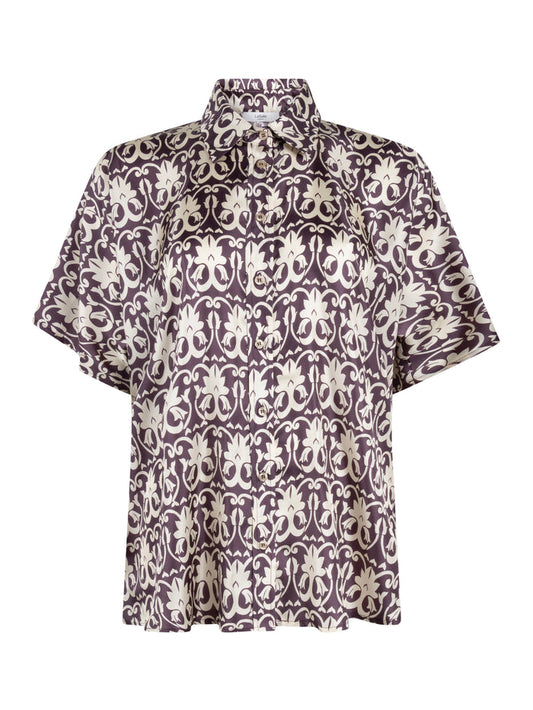 Silk Button Down Shirt