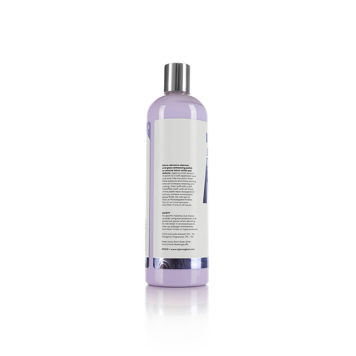 The back of a bottle of Stjarnagloss Skara on a white background.