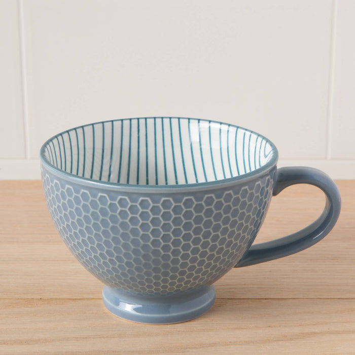 Slate Blue Latte Mug
