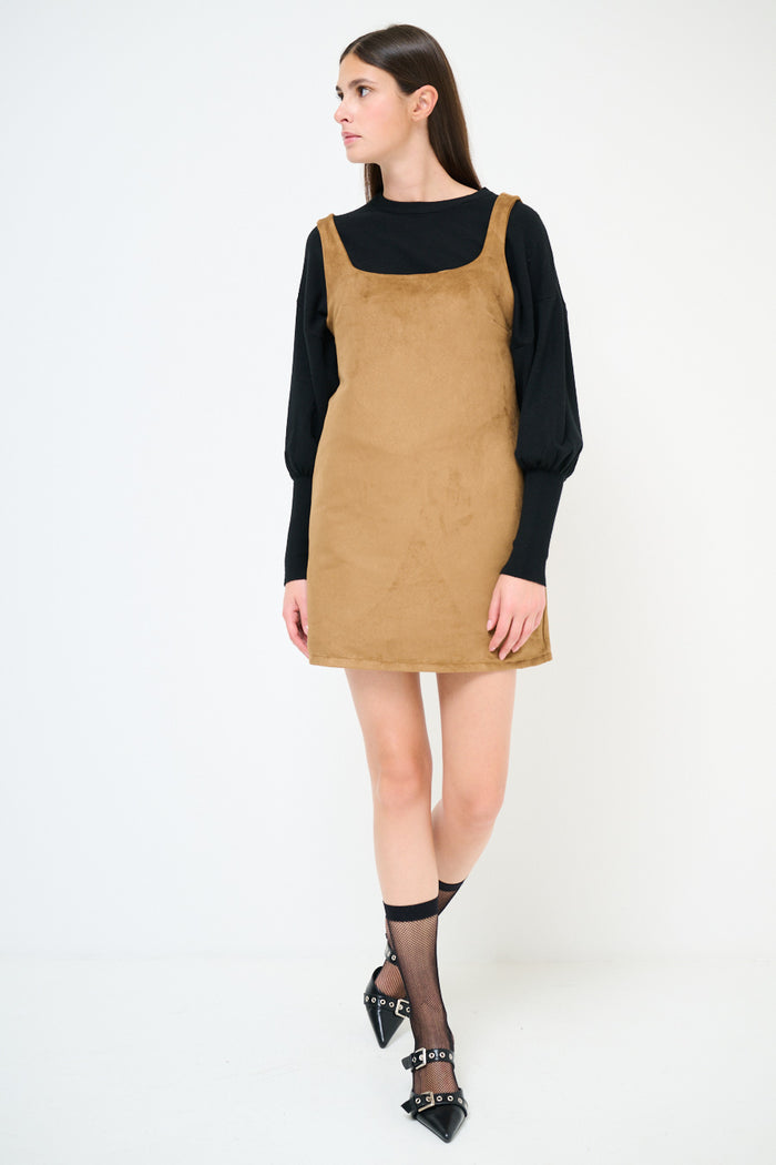 Sleeveless scoop neck shift mini dress wholesale