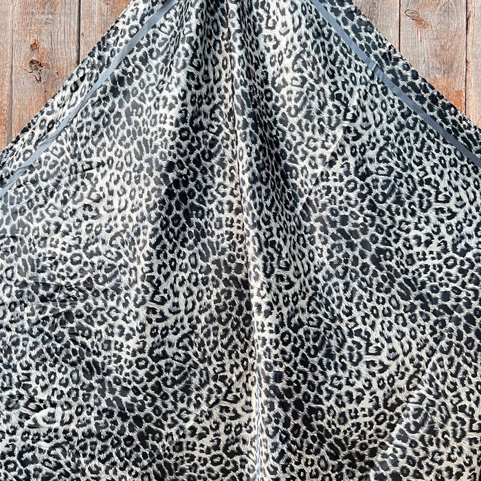 Snow Leopard Wild Rag Scarf 35"