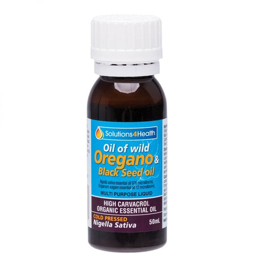 Solutions 4 Health Oil of Wild Oregano With Black Seed Oil - 50ml - L'Organic