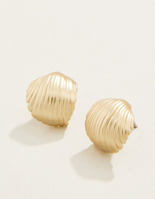 Spartina 449 Shell Hoop Earrings Gold