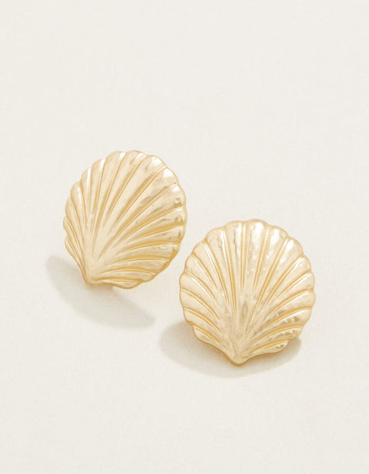 Spartina 449 Shello Stud Earrings Gold