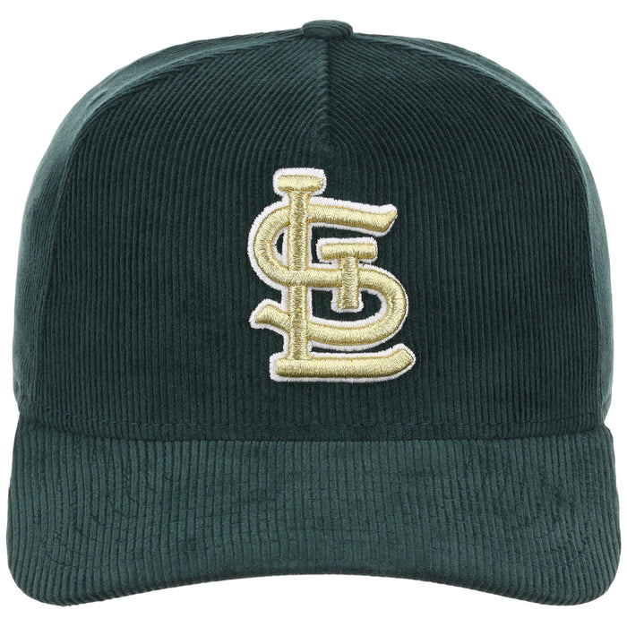 St. Louis Cardinals MLB Dark Green Cord FASHION CORE New Era 9FORTY A-Frame