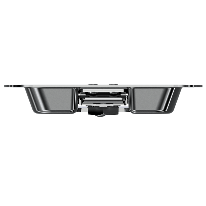 Stainless steel protected surface mount latch