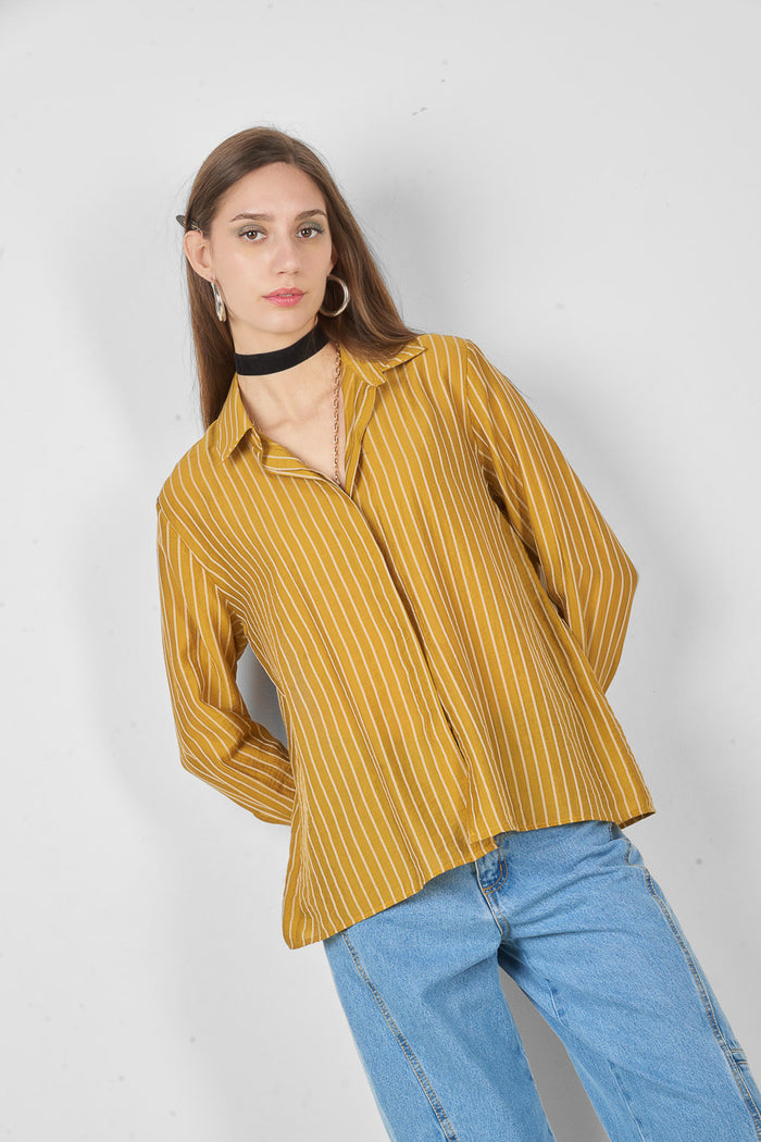 Striped button down shirt wholesale