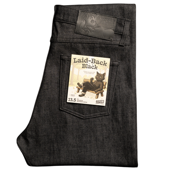 Strong Guy - Laid-Back Black by Naked & Famous Denim