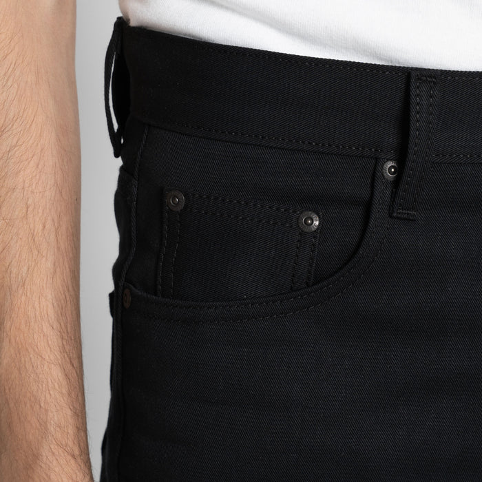 Strong Guy - Selvedge Slacks Black by Naked & Famous Denim