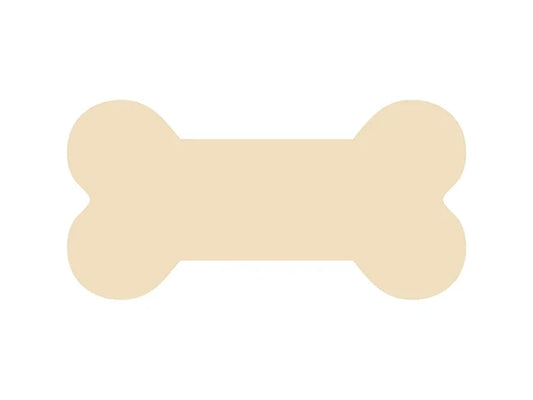 Sublimation Blanks Bone Shaped Plywood Sign w/ Stripes (25.4*12.7*1.5cm)