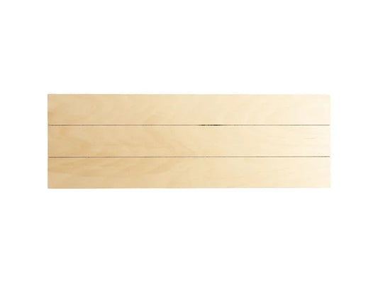 Sublimation Blanks Rectangular Plywood Sign w/ Stripes (45*15*1.5cm)