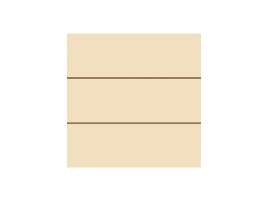 Sublimation Blanks Square Plywood Sign w/ Stripes (15*15*1.5cm)