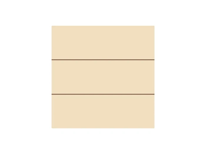 Sublimation Blanks Square Plywood Sign w/ Stripes (20*20*1.5cm)