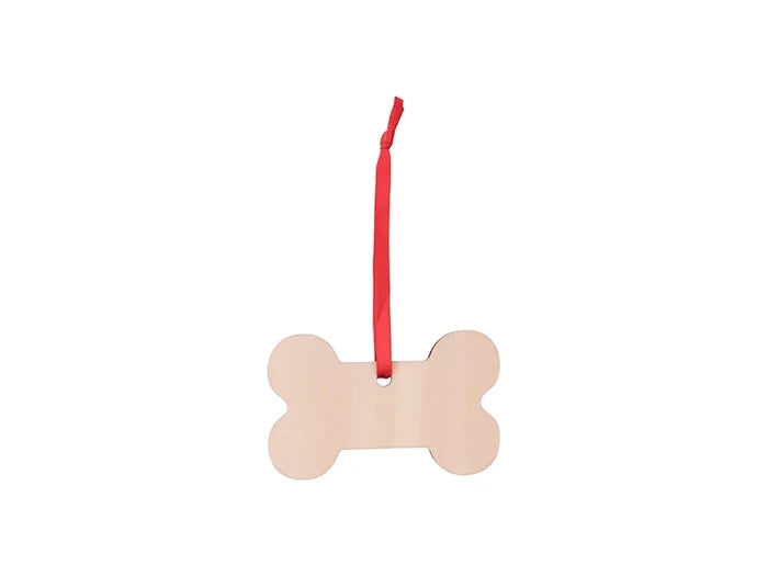 Sublimation Plywood Christmas Ornament (Bone-Shape)