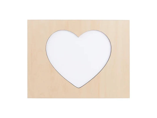 Sublimation Plywood Heart Frame (25*19cm)