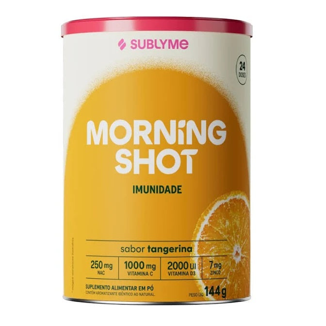 SUBLYME | Morning Shot 2.0 Sabor Tangerina (144 gramas)