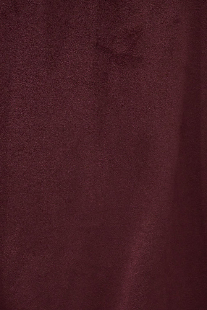 Suede-effect drawstring mini skirt wholesale