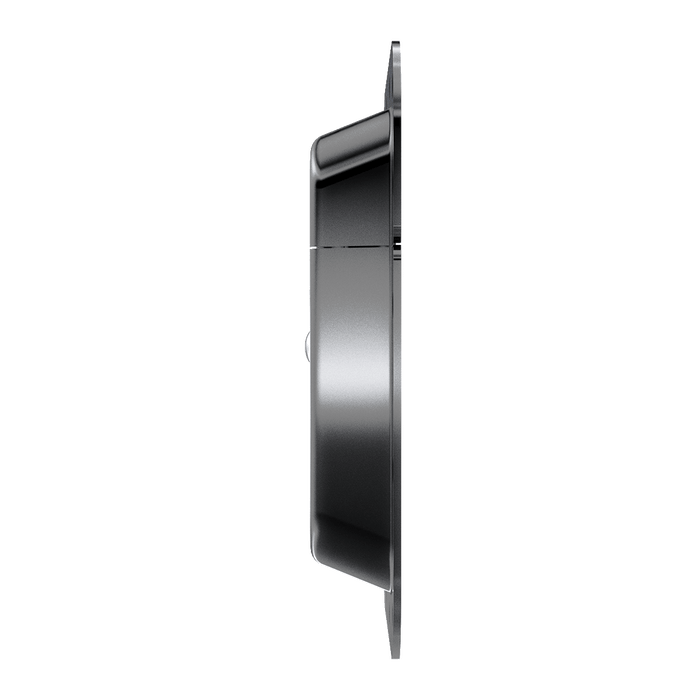 Black Surface Mount Protective Latch, Side view
