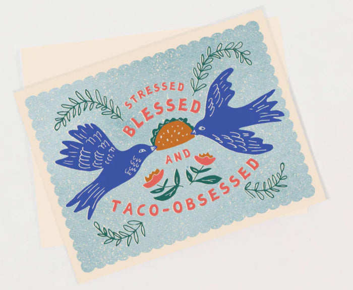Taco Obsessed Greeting Card